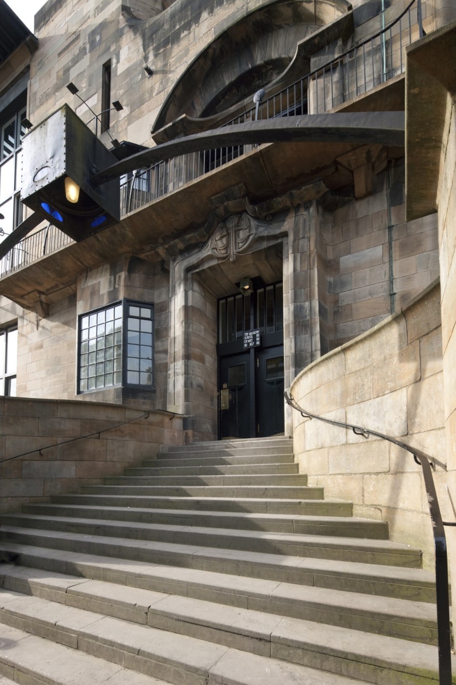 Mackintosh Building, Glasgow School of Art, before the fire